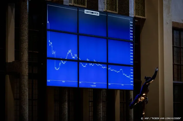 aex eindigt fors in de plus na dollemansrit