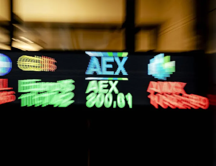 aex over breed front omhoog betaalbedrijf adyen bovenaan