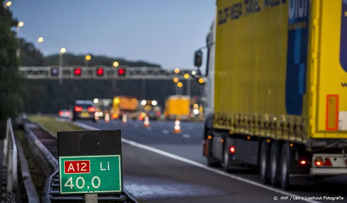 afsluiting a12 zorgt voor economische schade bij transporteurs