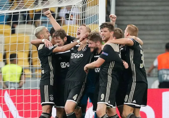 ajax op beurs hoger na halen champions league