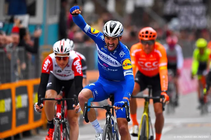 alaphilippe verrast ook zichzelf in sprint