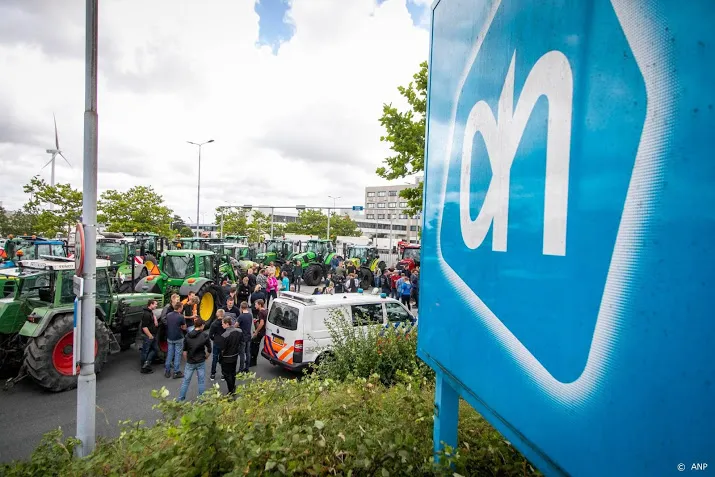 albert heijn door blokkade boeren kans op lege schappen