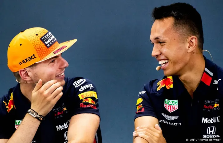 albon ook in 2020 teamgenoot verstappen