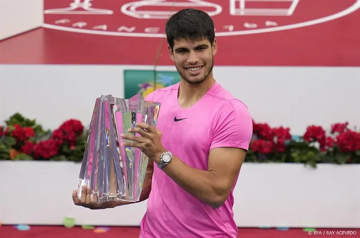 alcaraz wint indian wells en is weer nummer 1 van de wereld