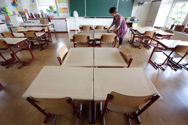 alle leerlingen weer naar school