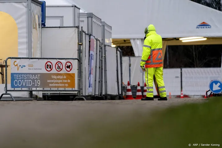 alle teststraten en vaccinatielocaties dicht vanwege code rood