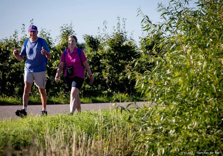 alternatieve vierdaagselopers liepen samen 13 miljoen kilometer