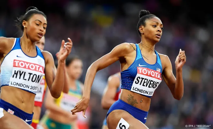 amerikaanse atlete stevens 18 maanden geschorst