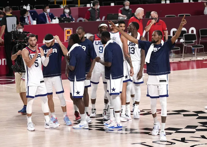 amerikaanse basketballers naar halve finale op spelen