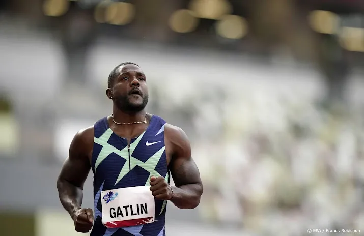 amerikaanse topsprinter gatlin stopt op 40e verjaardag