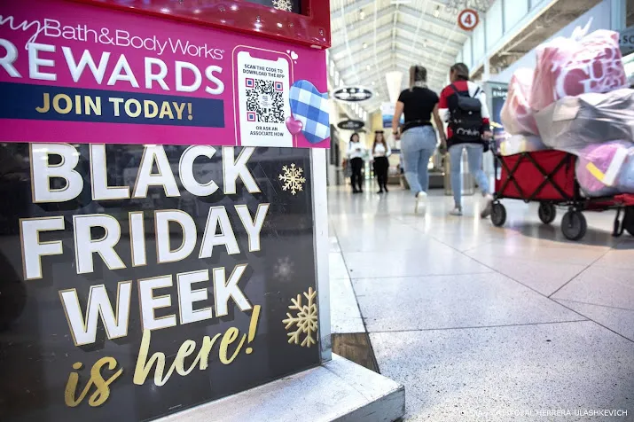 amerikanen gaven online recordbedrag uit tijdens black friday