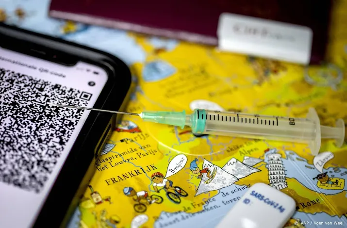 anvr vaccinatiebewijs waarschijnlijk niet voor alle reizen nodig