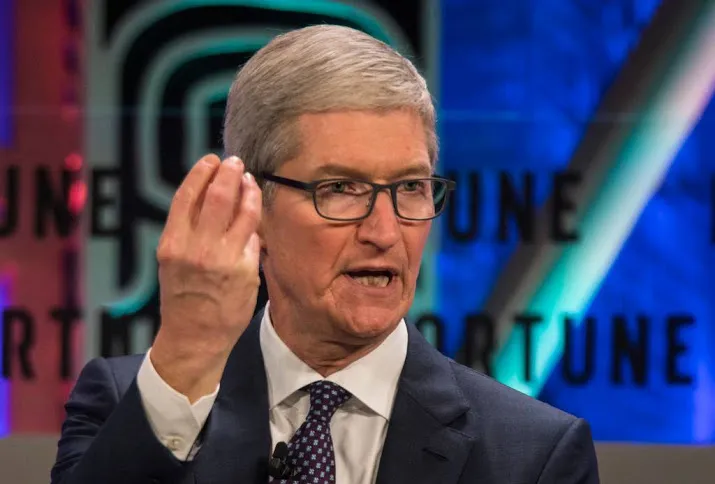 apple baas heeft ontmoeting met trump