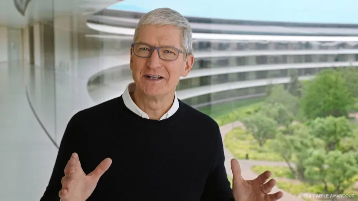apple topman onder de indruk van prestatie thuiswerkend personeel