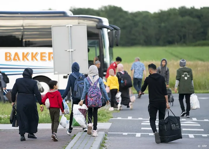 asielzoekers in juli van ter apel naar den haag en leidschendam