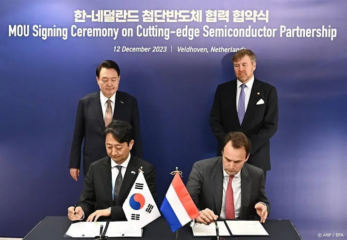 asml en samsung tekenen deal tijdens bezoek koreaanse president
