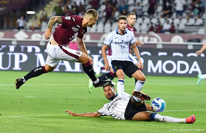 atalanta slaat in extra tijd toe bij torino