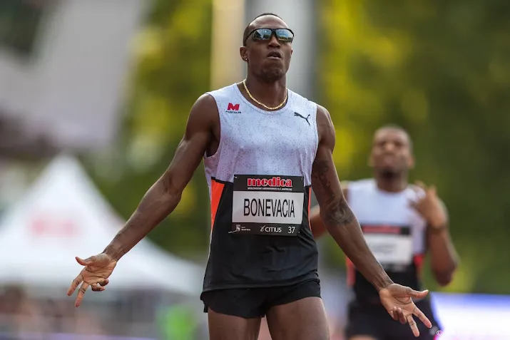 atleet bonevacia loopt nationaal record op 400 meter