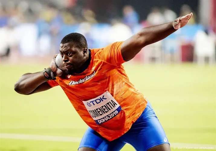 atleet comenentia verbetert nederlands record kogelslingeren