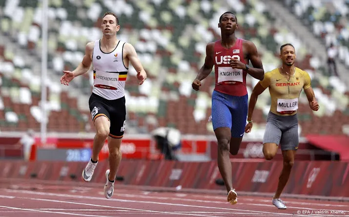 atleet knighton 18 op drie na snelste man op 200 meter