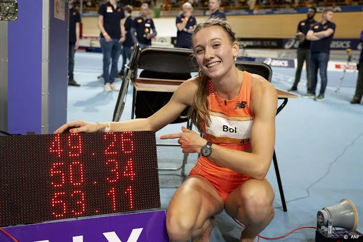 atlete bol vooral blij dat er nu een clean wereldrecord is