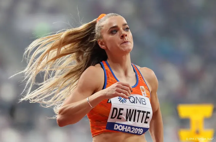 atlete de witte snel op 400 meter in dusseldorf