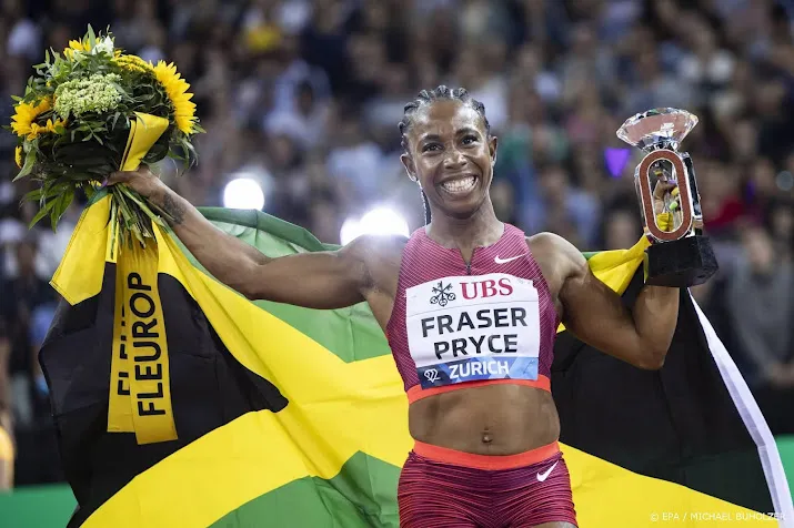 atlete fraser price voor vijfde keer snelste op diamond league