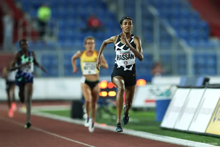 atlete hassan wint 5000 meter in ostrava