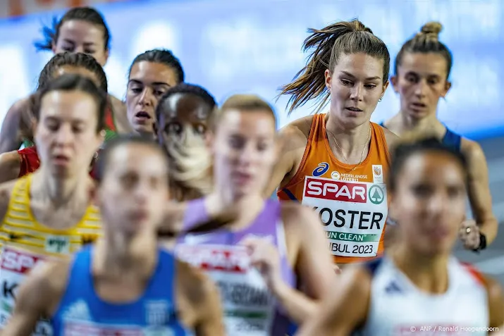 atlete koster loopt makkelijk naar ek finale 3000 meter