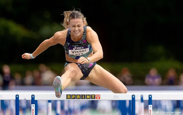 atlete visser in bern vierde op de 100 meter horden