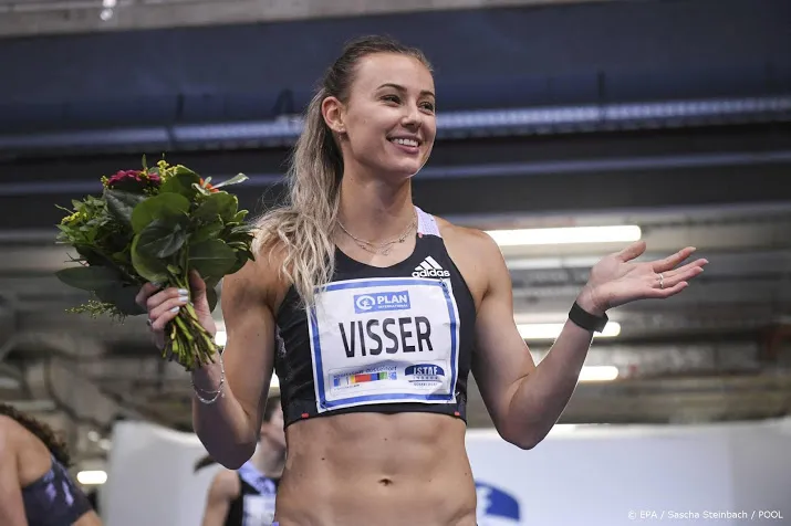 atlete visser tweede in berlijn op 60 meter horden