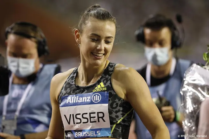 atlete visser wint 100 meter horden in berlijn