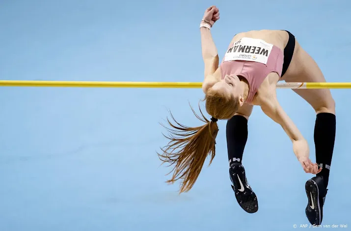atlete weerman verbetert nederlands record hoogspringen