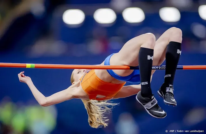atlete weerman zet nederlands record hoogspringen op 196 meter