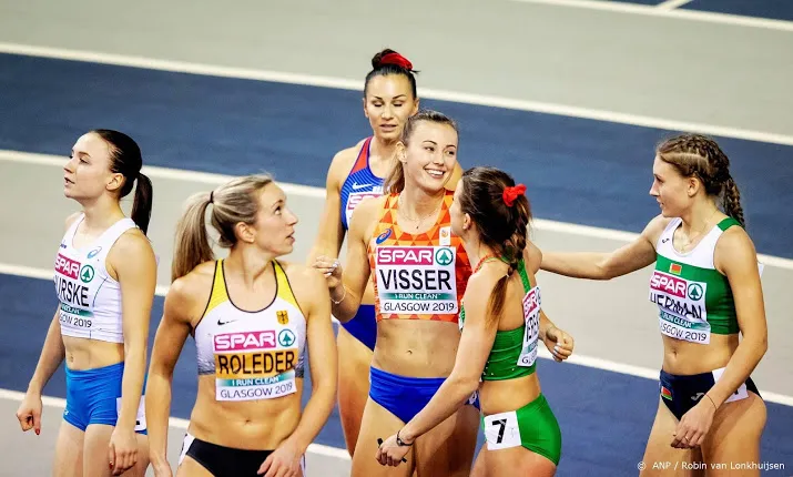atletiekploeg zesde op medaillespiegel