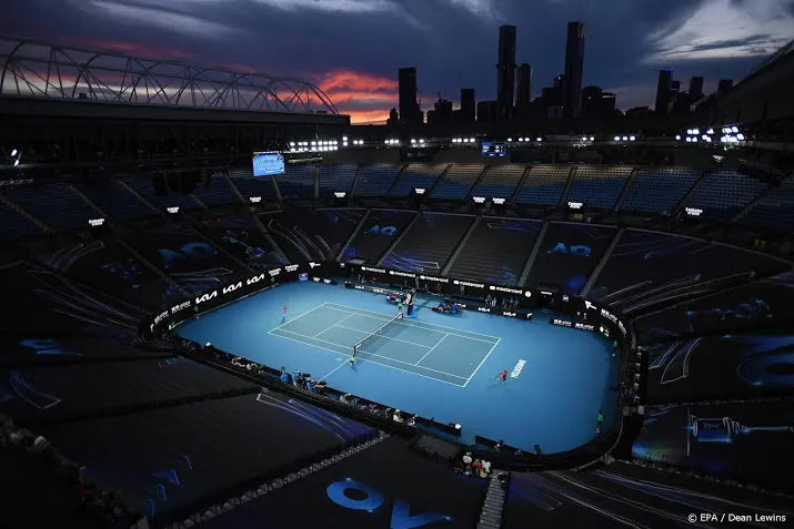 australian open laat vanaf donderdag bijna 7500 fans per sessie toe