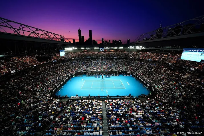 australian open rekent in januari op 400 000 fans