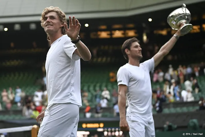 australisch duo ebden purcell wint wimbledon na finale van 4 uur