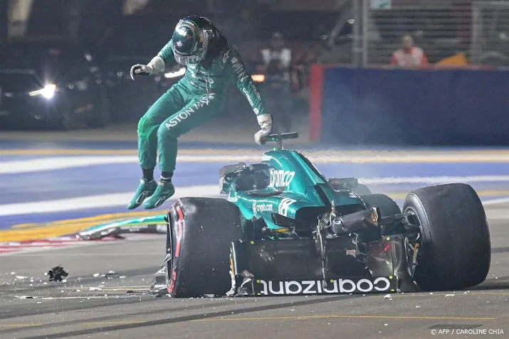 autocoureur stroll start niet in gp van singapore na zware crash