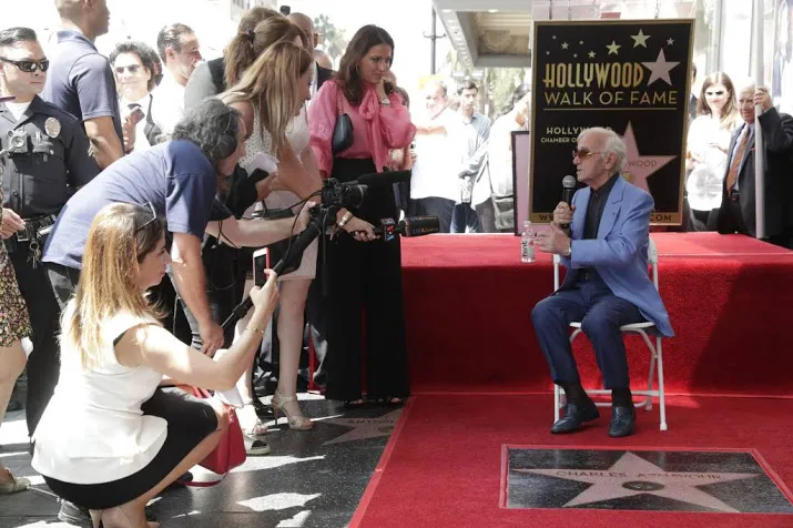 aznavour speelde in tientallen films