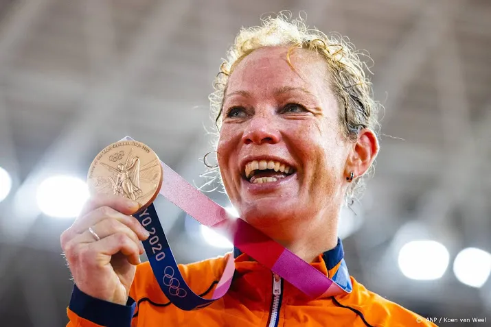 baanrenster wild blij met brons voelt alsof ik gewonnen heb