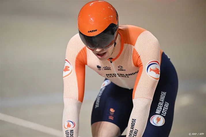 baanwielrenner lavreysen op de kilometer naar nk goud