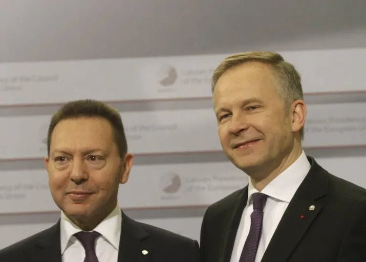 baas centrale bank letland opgepakt