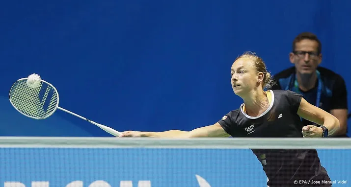 badmintonners kansloos in halve finale ek