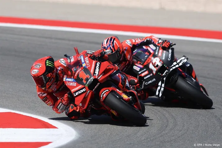 bagnaia heerst na sprintrace ook in hoofdrace motogp portugal
