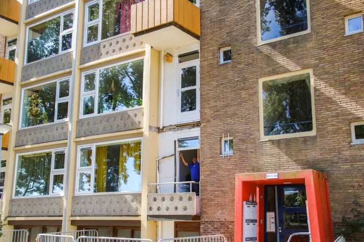 balkons groningse straat tot eind jaar dicht