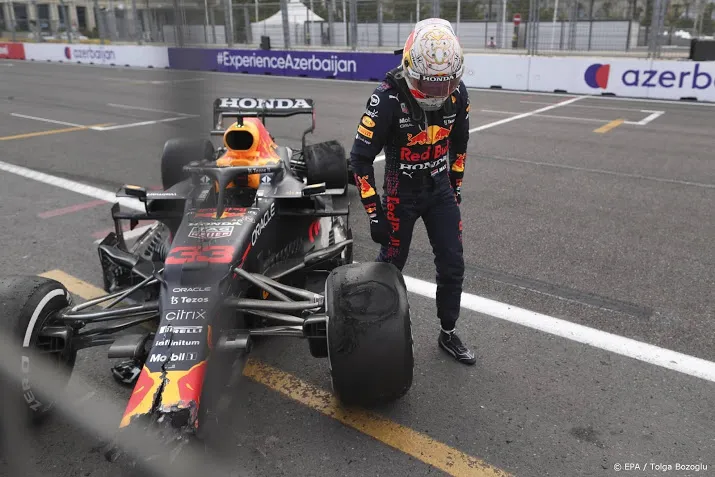 bandenleverancier heeft oorzaak klapband verstappen ontdekt