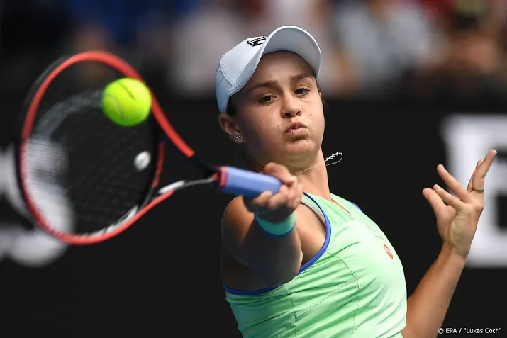 barty door op de australian open