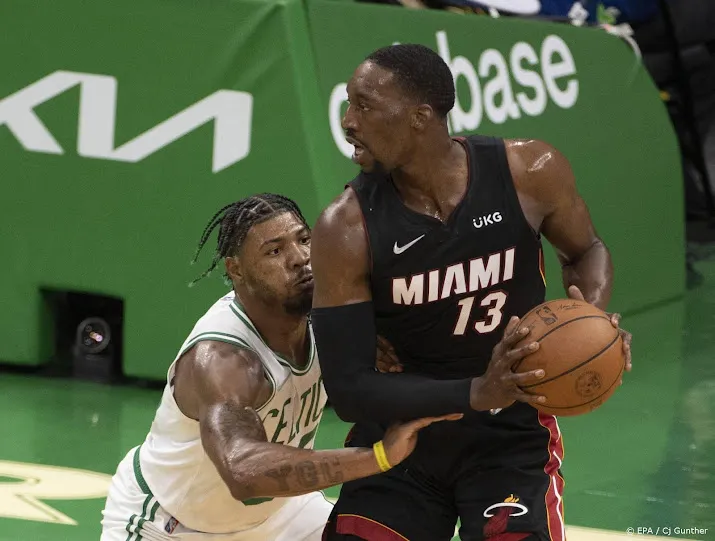 basketballer adebayo leidt miami naar zege op boston