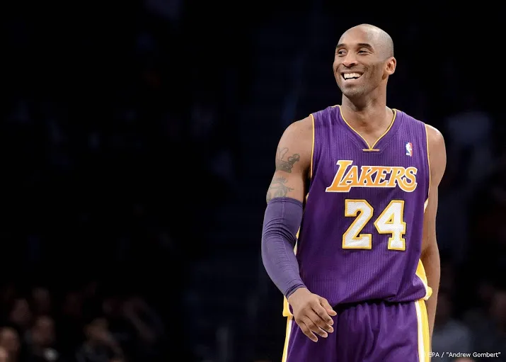 basketballer bryant icoon van de lakers en de nba